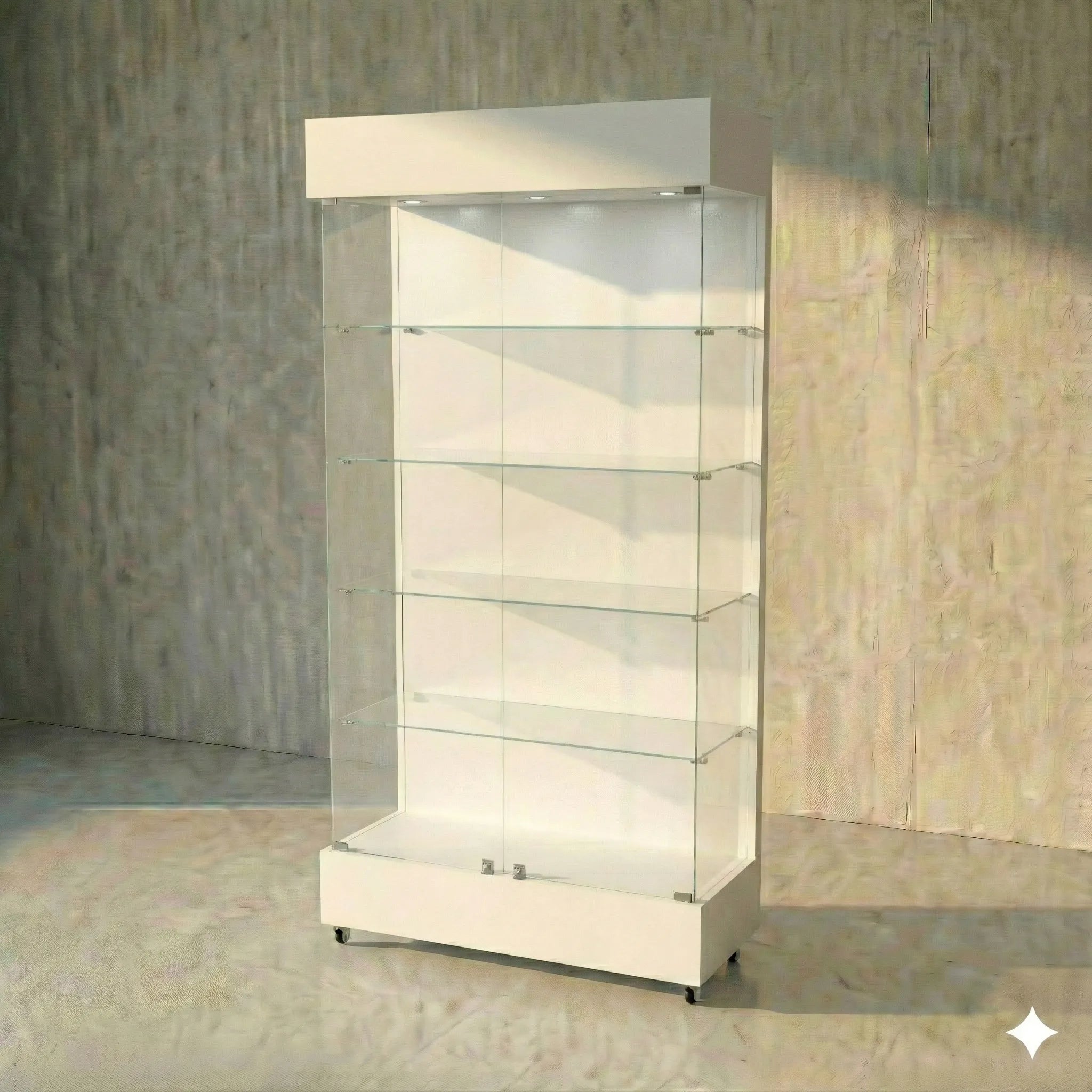 Vitrina Mural Con Repisas Para Exhibición 100x40x196cm