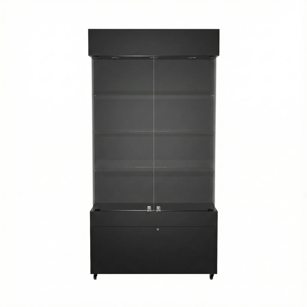 Vitrina 100x40 Liso CB Negro