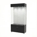 Vitrina 100x40 Ranurado SB Negro
