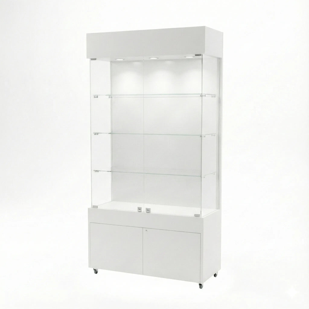 Vitrina 100x40 Liso CB Blanco