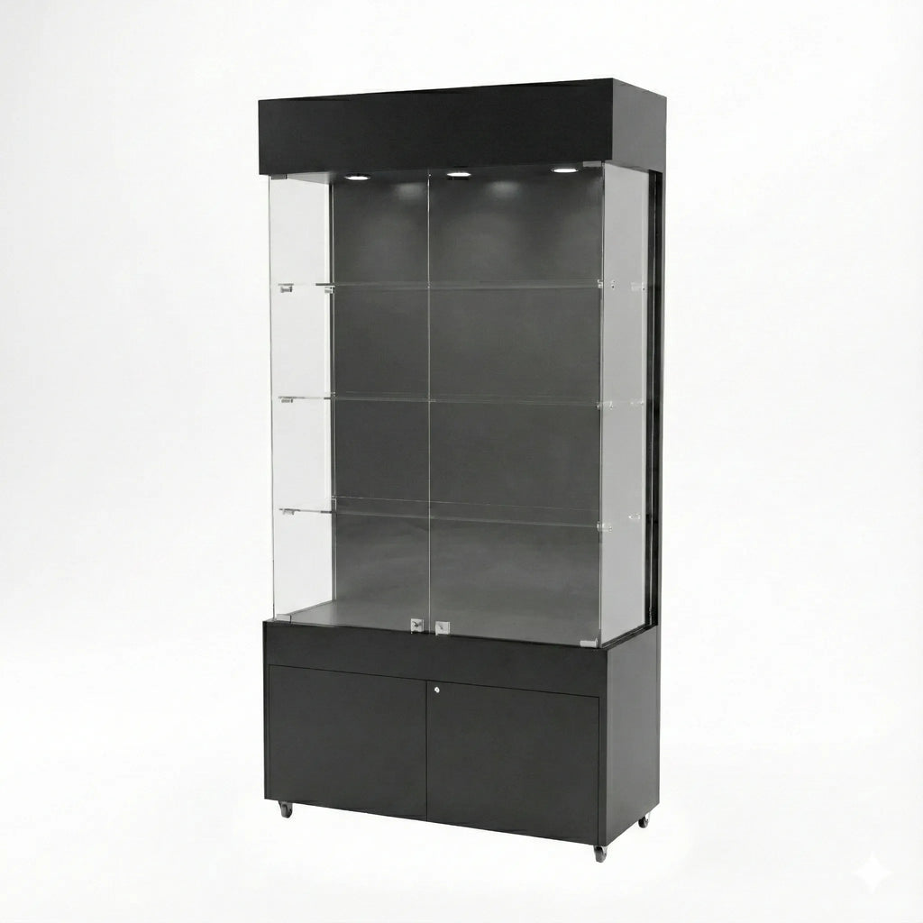 Vitrina 100x40 Liso CB Negro