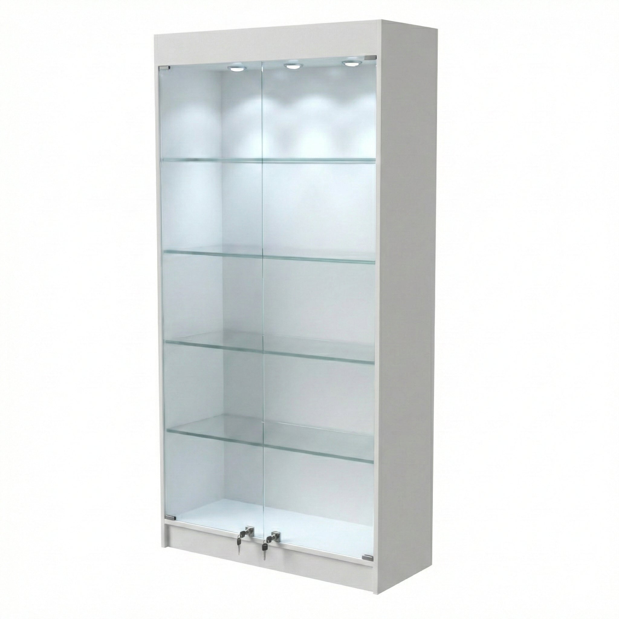 Vitrina Mural Melaminica Para Exhibición 100x40x200cm