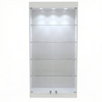 Vitrina Mural Melaminica Para Exhibición 100x40x200cm