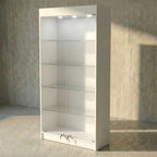 Vitrina Mural Melaminica Para Exhibición 100x40x200cm