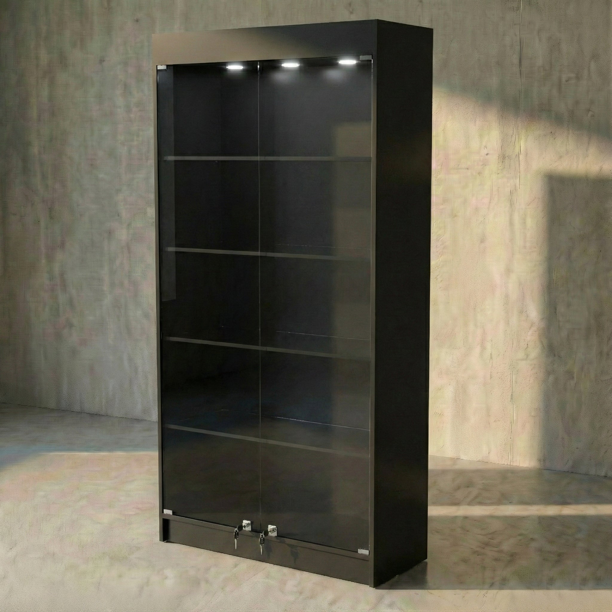 Vitrina Mural Melaminica Para Exhibición 100x40x200cm