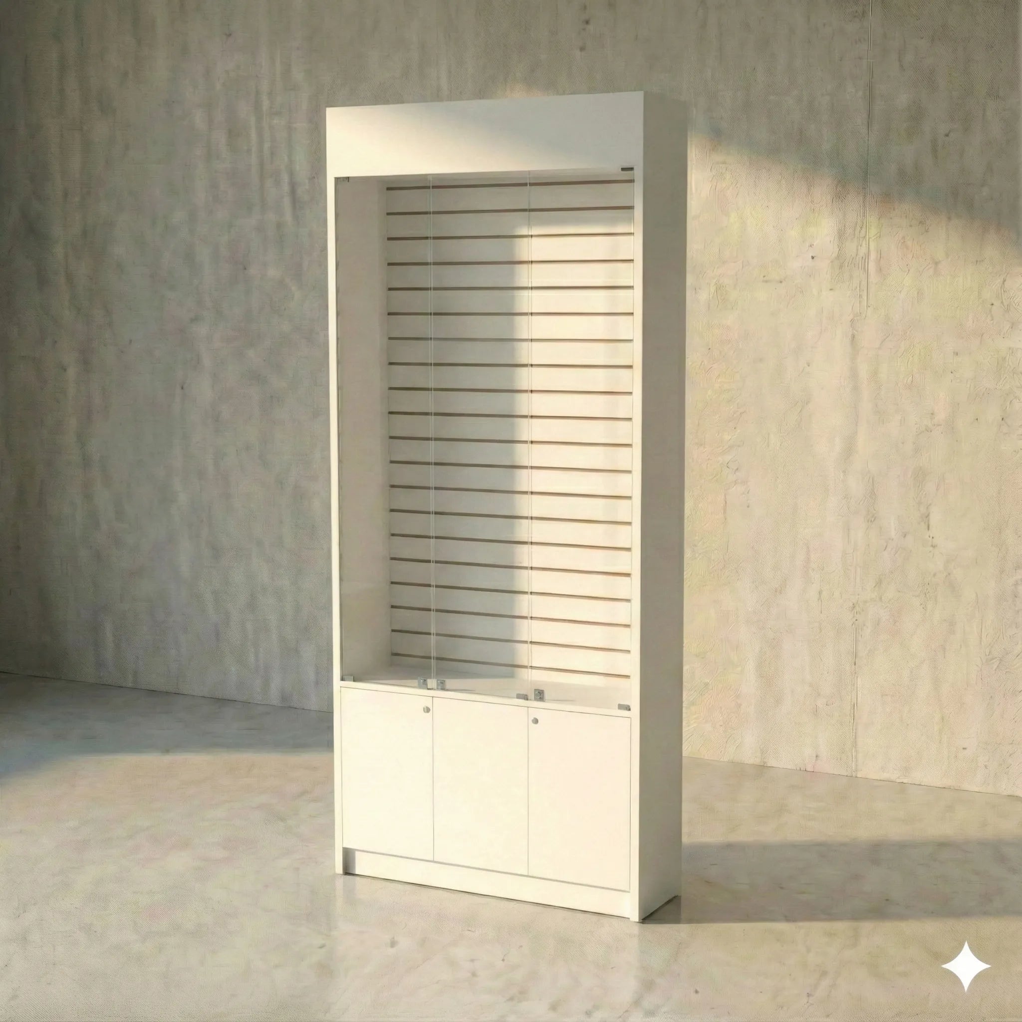 Mural Ranurado 107 CB CPV Blanco