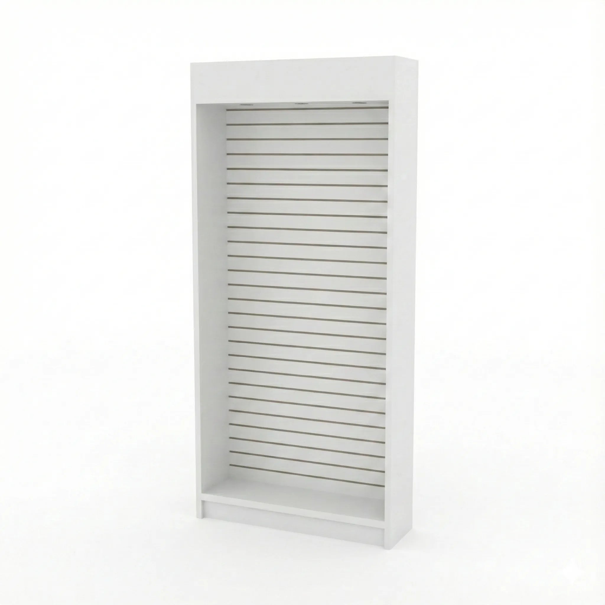 Trasera Estante Para Exhibición Con Ranurado 106x30x230cm