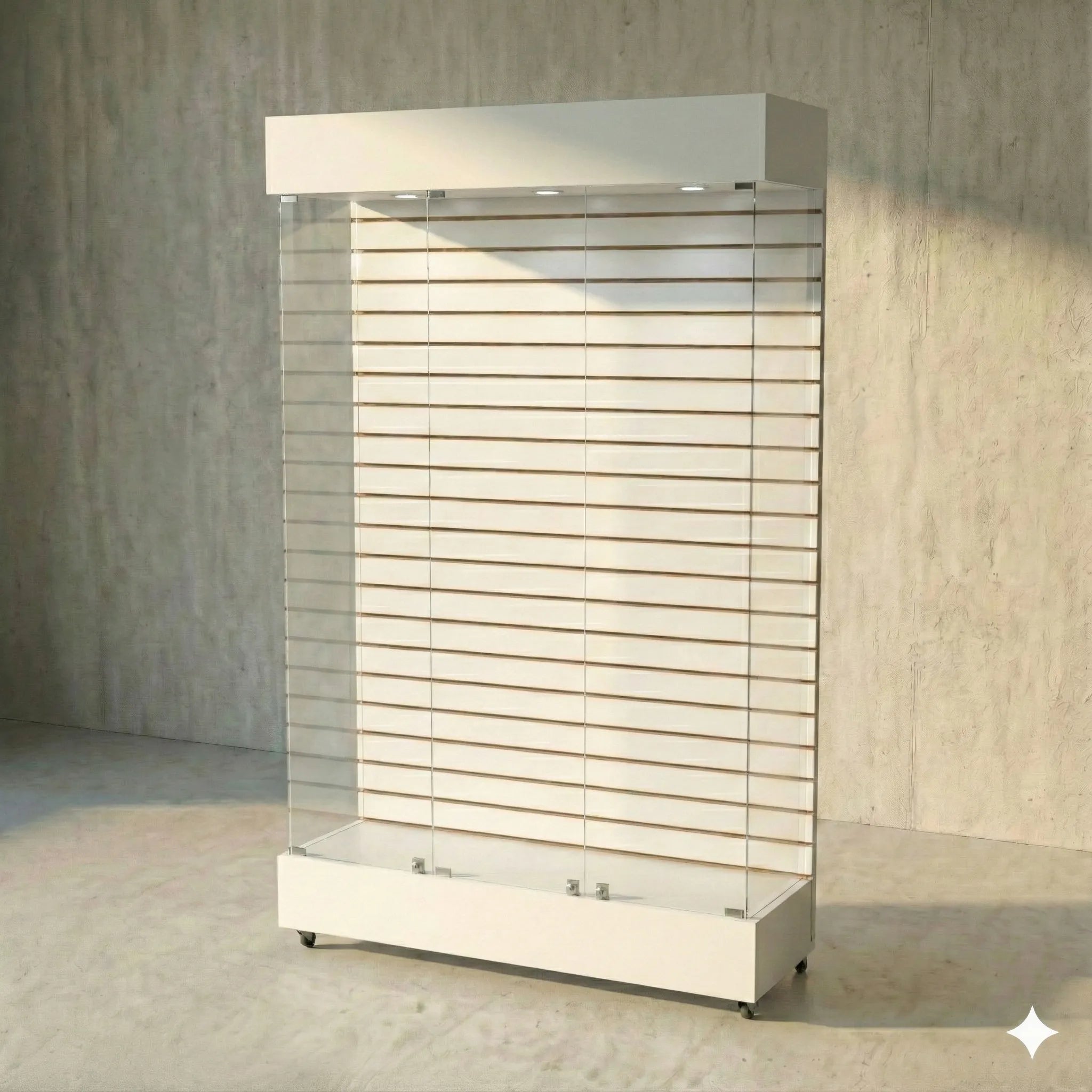 120x40 Ranurado SB Blanco