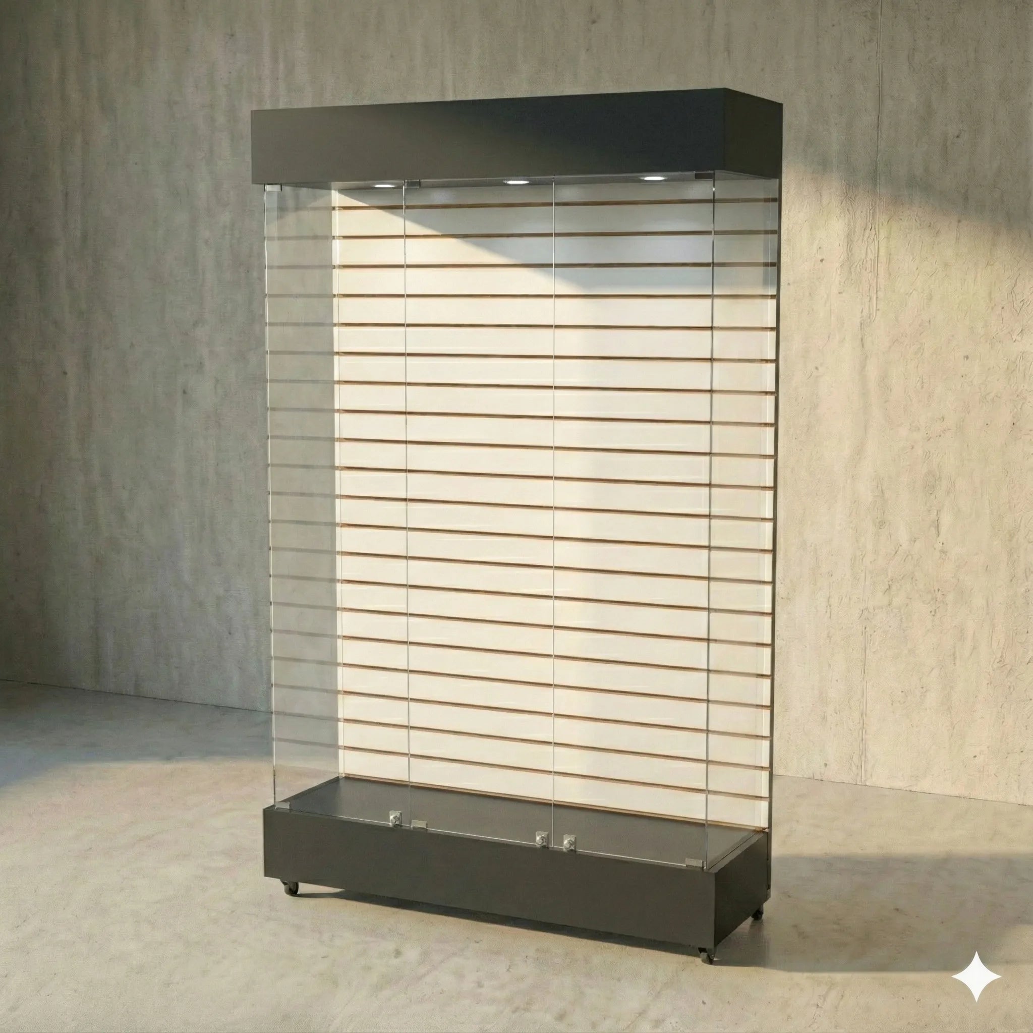 120x40 Ranurado SB Negro