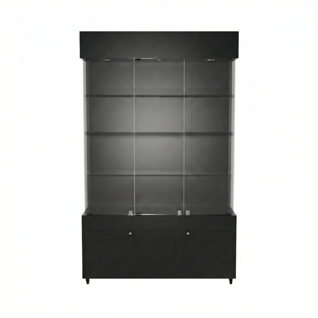 Vitrina 120x40 Liso CB Negro
