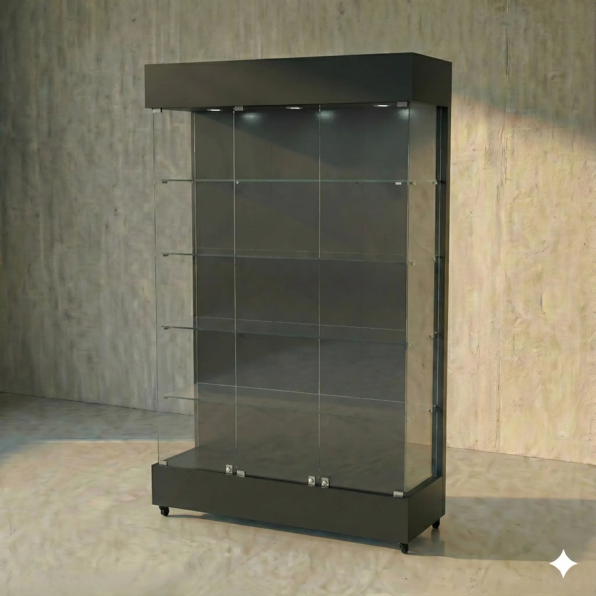 Vitrina Mural Con Repisas Para Exhibición 120x40x196cm