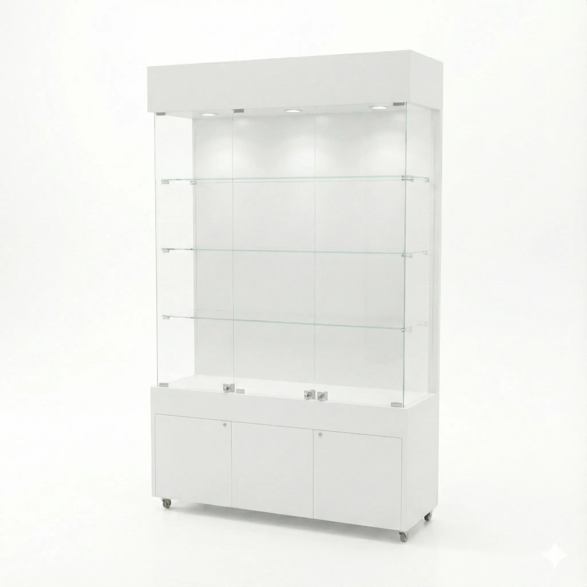 Vitrina 120x40 Liso CB Blanco