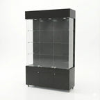 Vitrina 120x40 Liso CB Negro