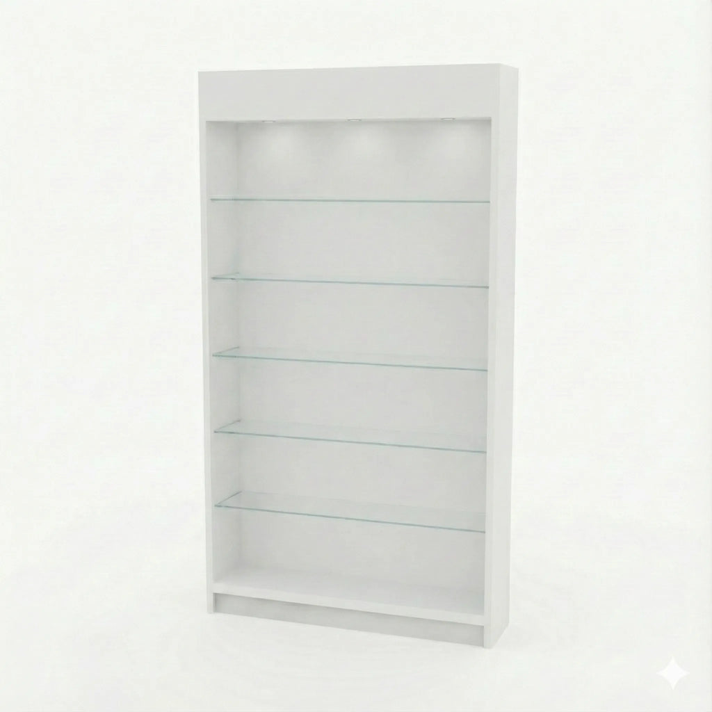 Trasera Estante Para Exhibición 126x30x230cm