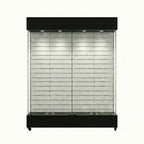 Vitrina Con Ranurado  Para Exhibición 150x40x196cm