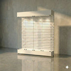 Vitrina Con Ranurado  Para Exhibición 150x40x196cm