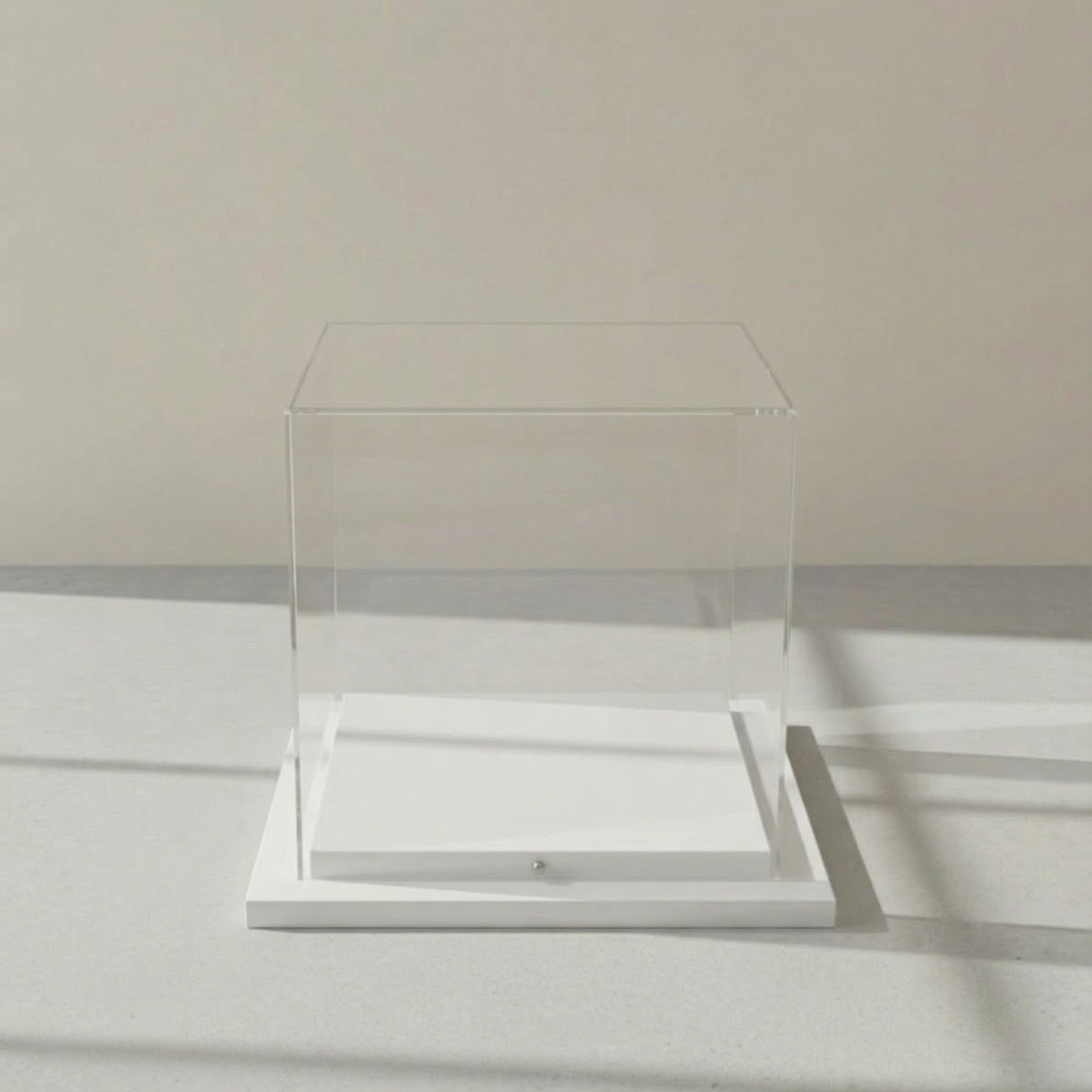 Cúpula Acrílico 30x30, Base Melamínica