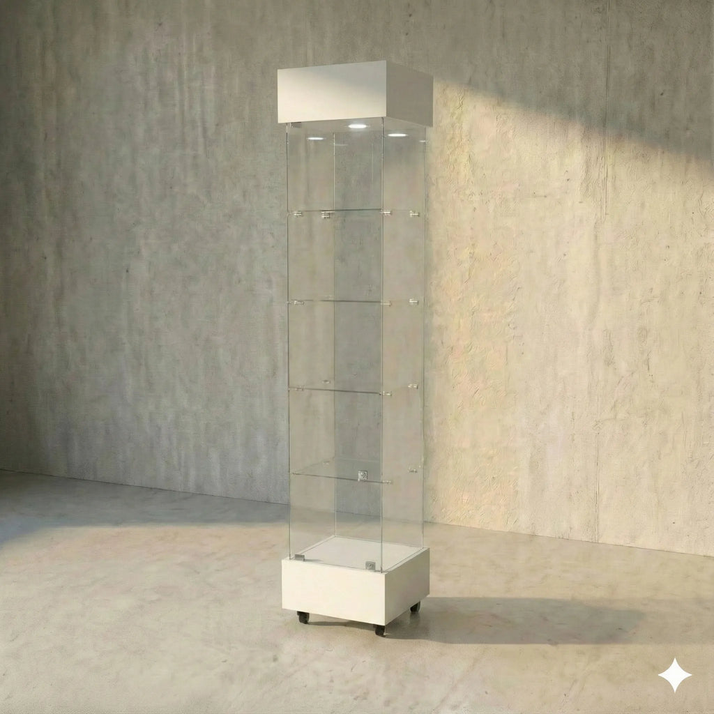 Vitrina Panorámica 40x40 Blanco