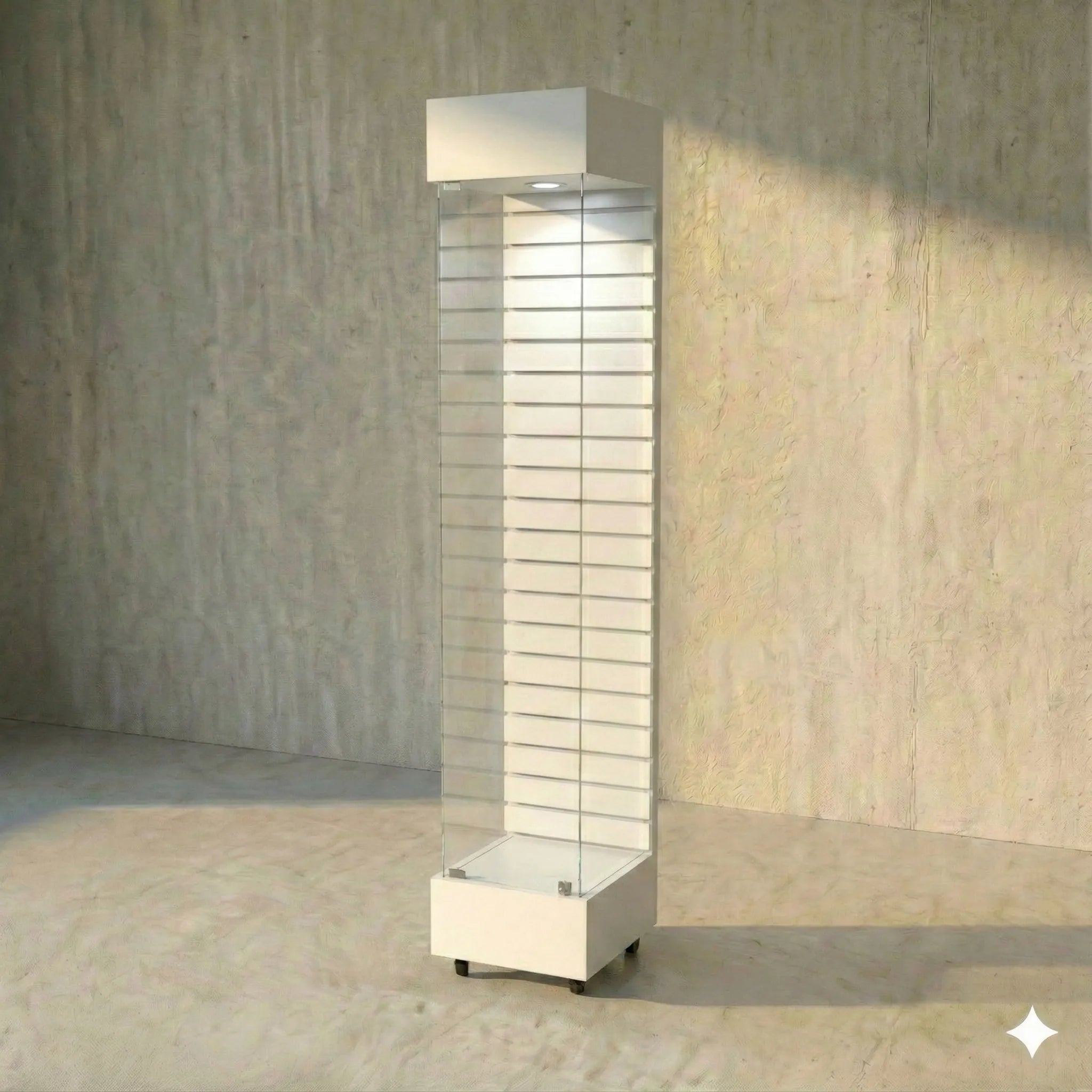 40x40 Ranurado SB Blanco