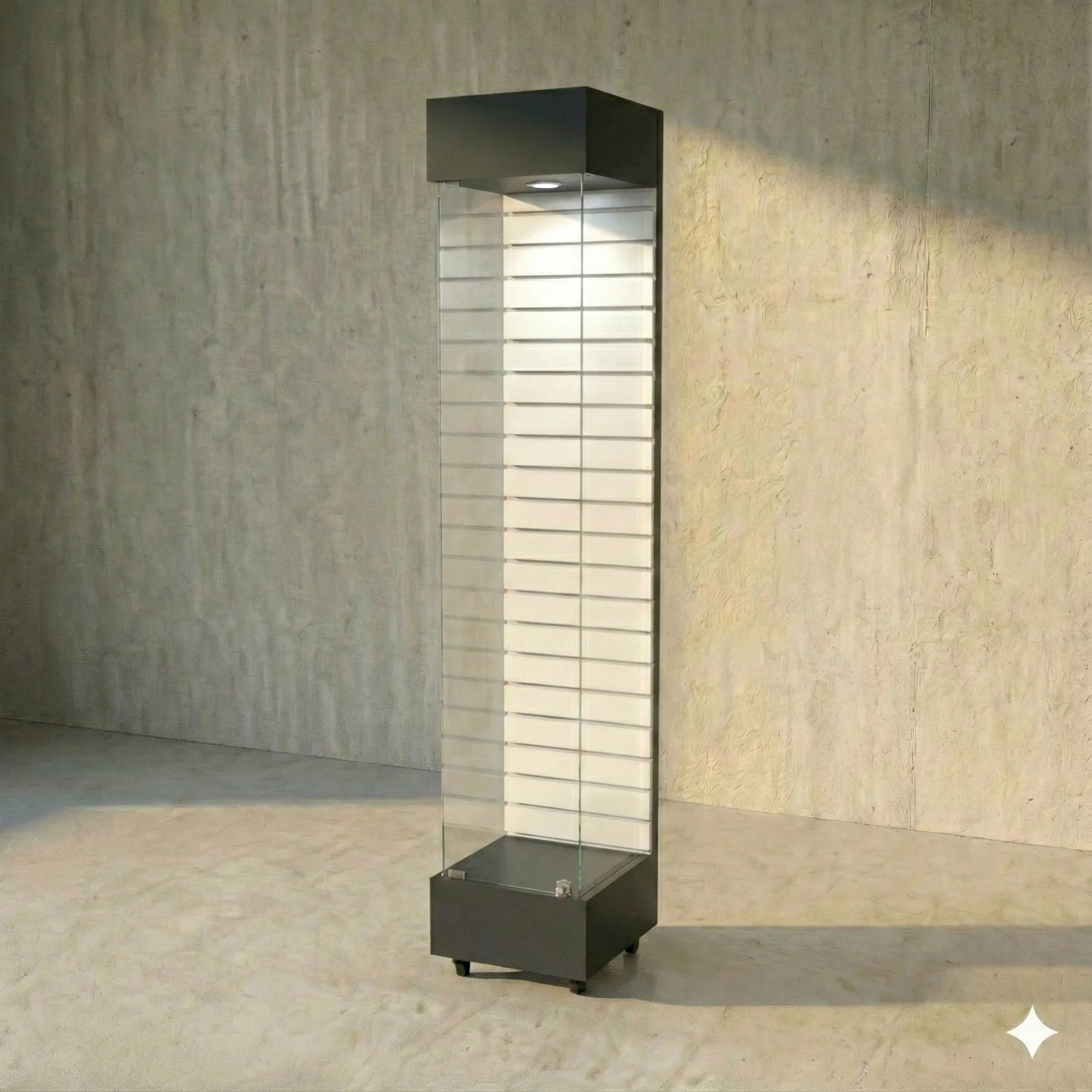 40x40 Ranurado SB Negro