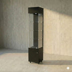 Vitrina 40x40 Liso CB Negro