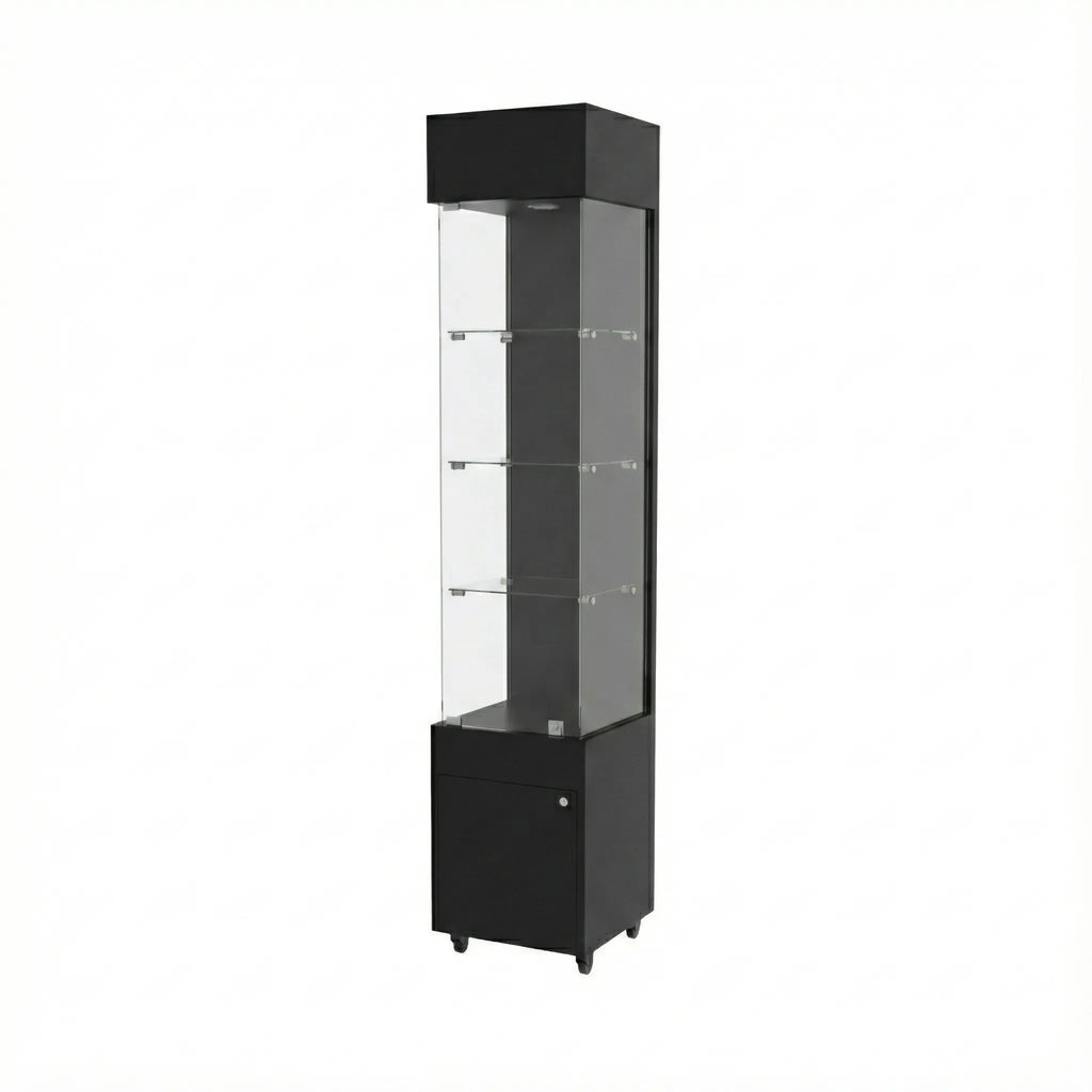 Vitrina 40x40 Liso CB Negro