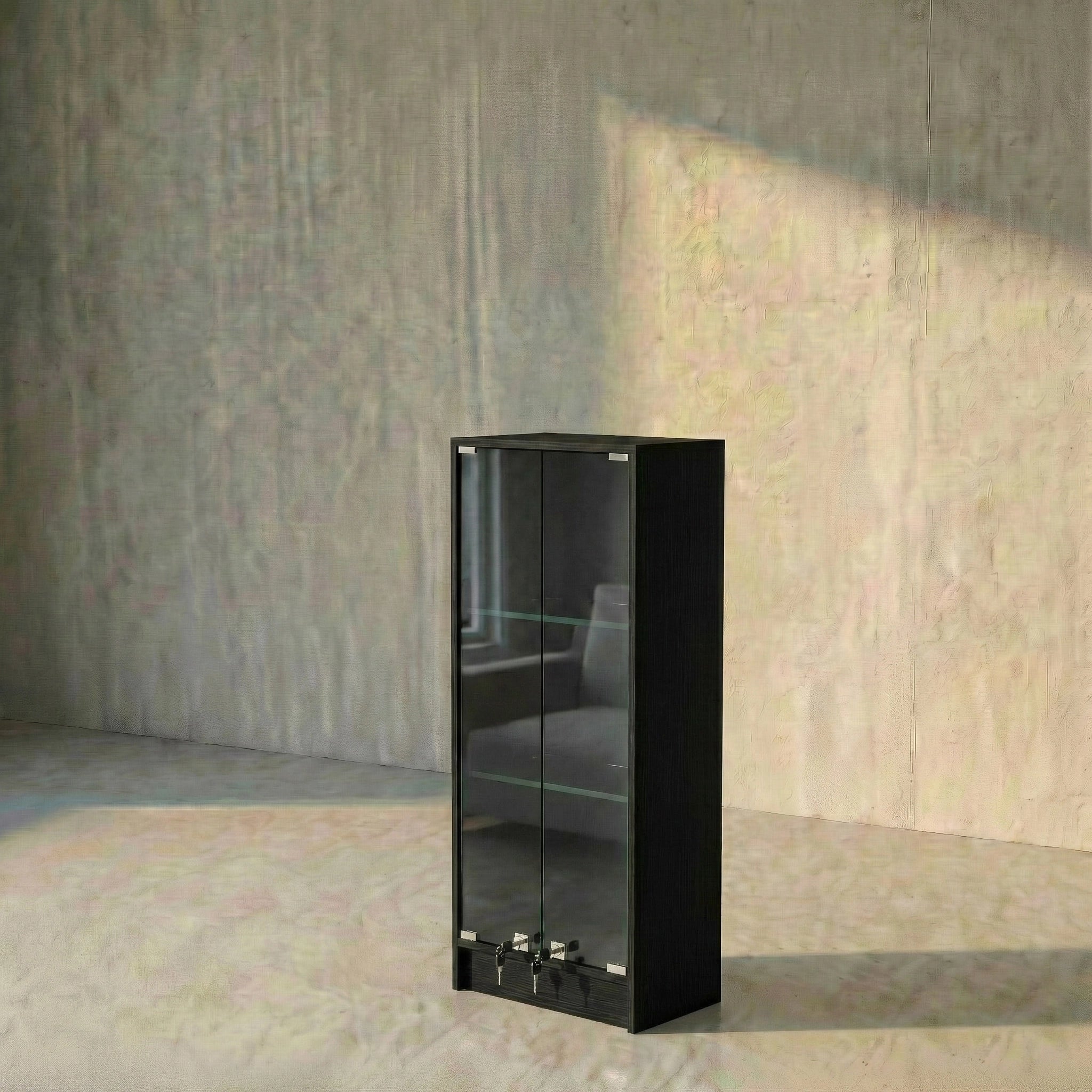 Vitrina Mural Melamínica Para Exhibición  50x33x120cm