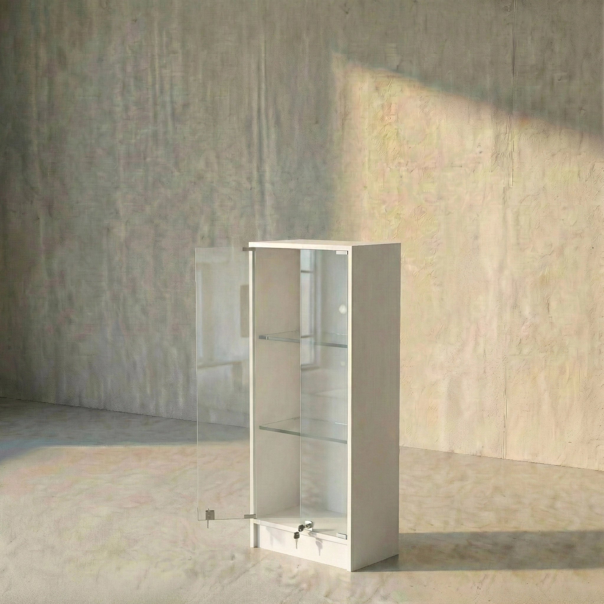 Vitrina Mural Melamínica Para Exhibición  50x33x120cm