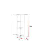 Vitrina Mural Melamínica Para Exhibición  50x33x120cm