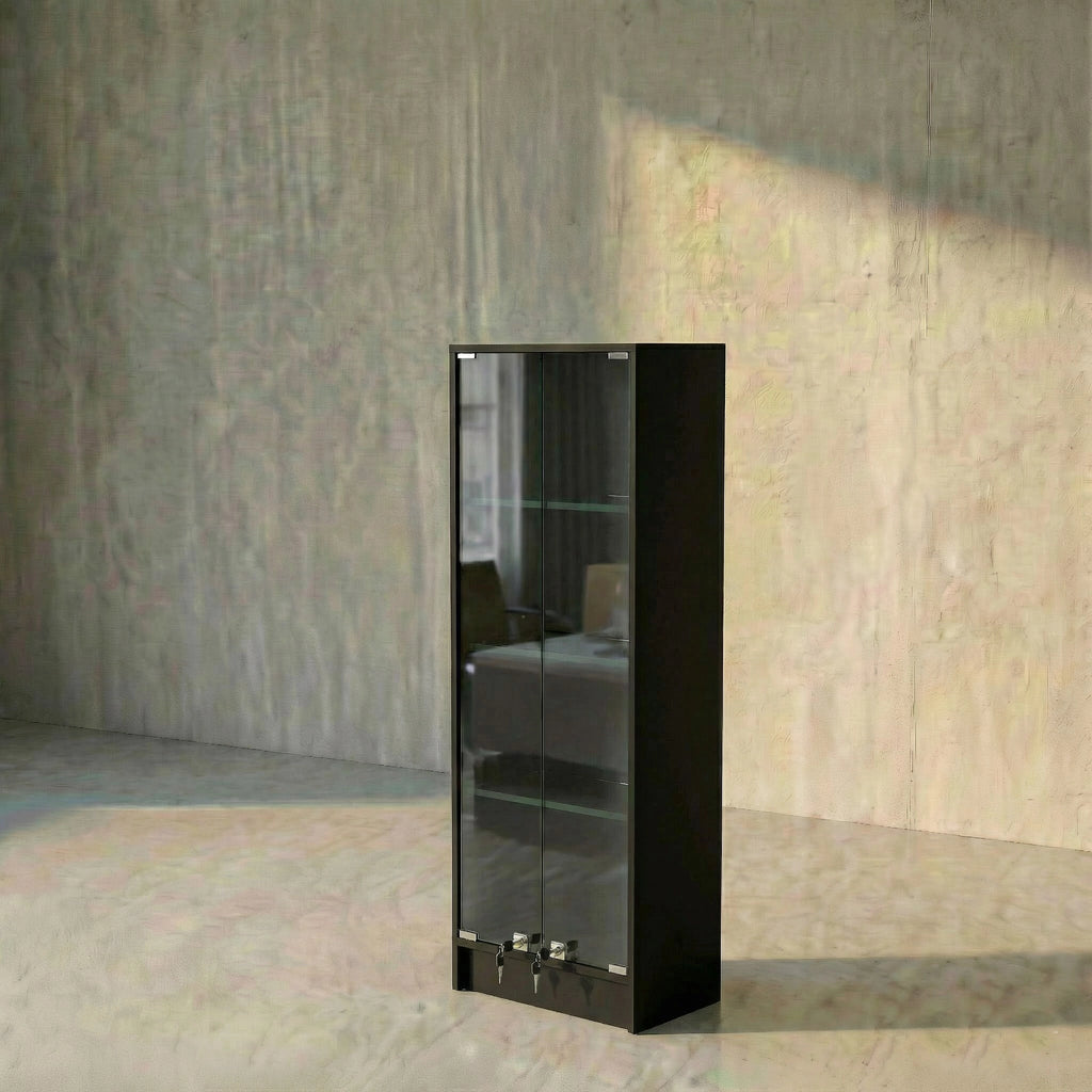 Vitrina Mural Melamínica Para Exhibición  50x33x140cm