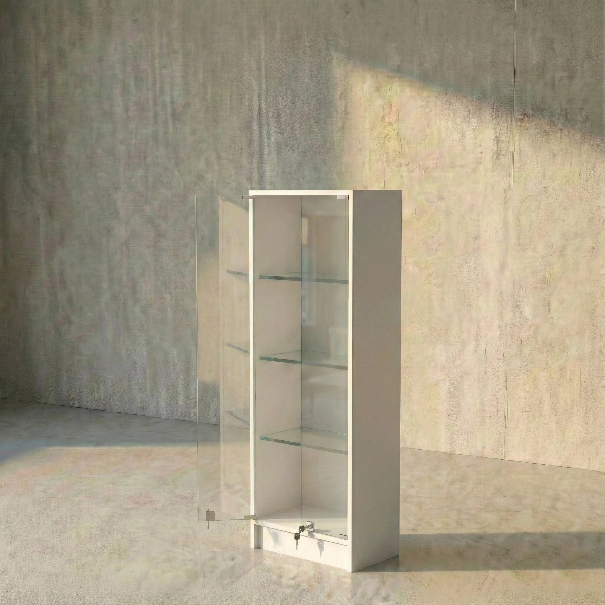 Vitrina Mural Melamínica Para Exhibición  50x33x140cm