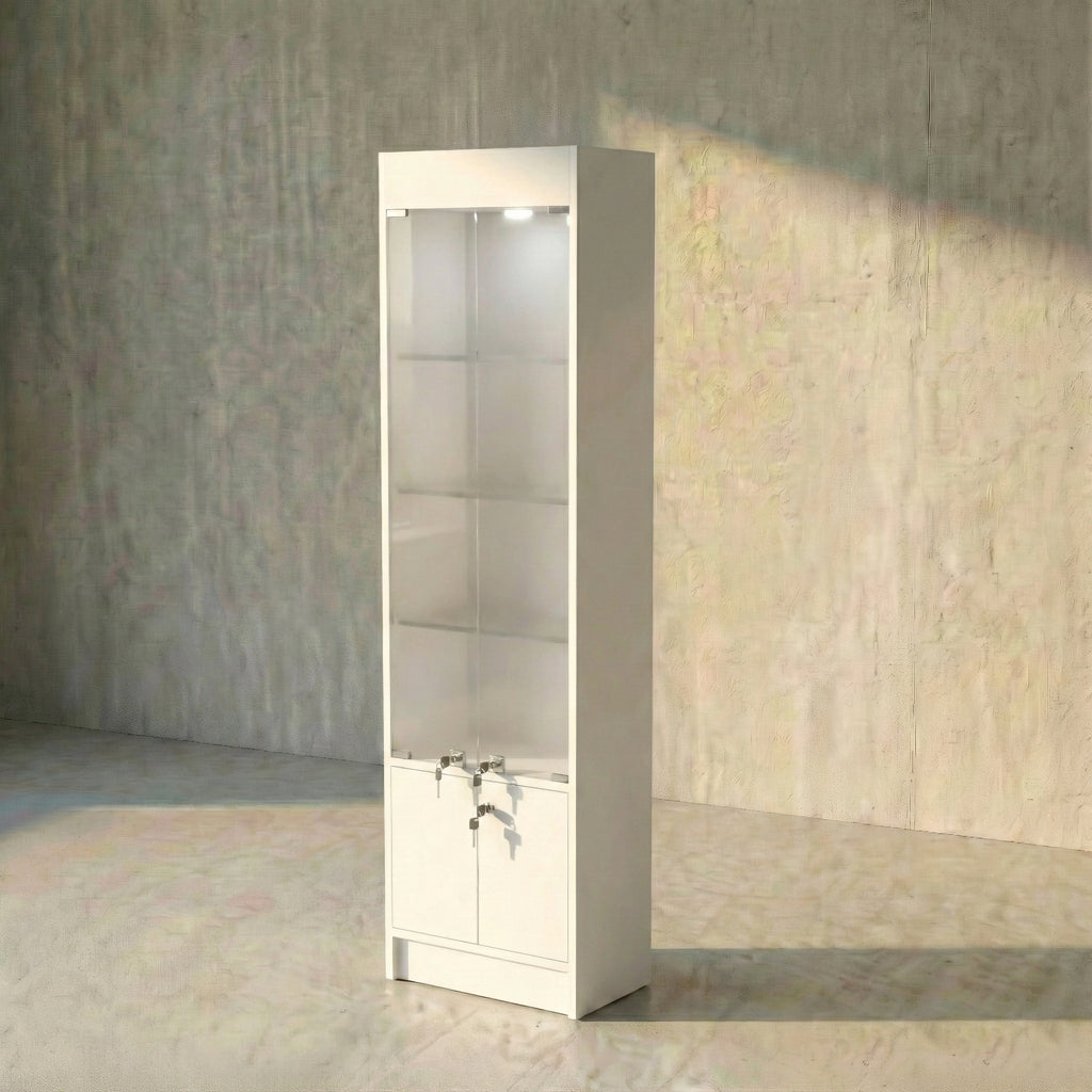 Vitrina Mural Melamínica Para Exhibición  50x33x180cm