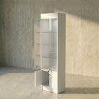 Vitrina Mural Melamínica Para Exhibición  50x33x180cm