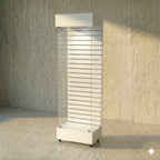Vitrina 60x40 Ranurado SB Blanco