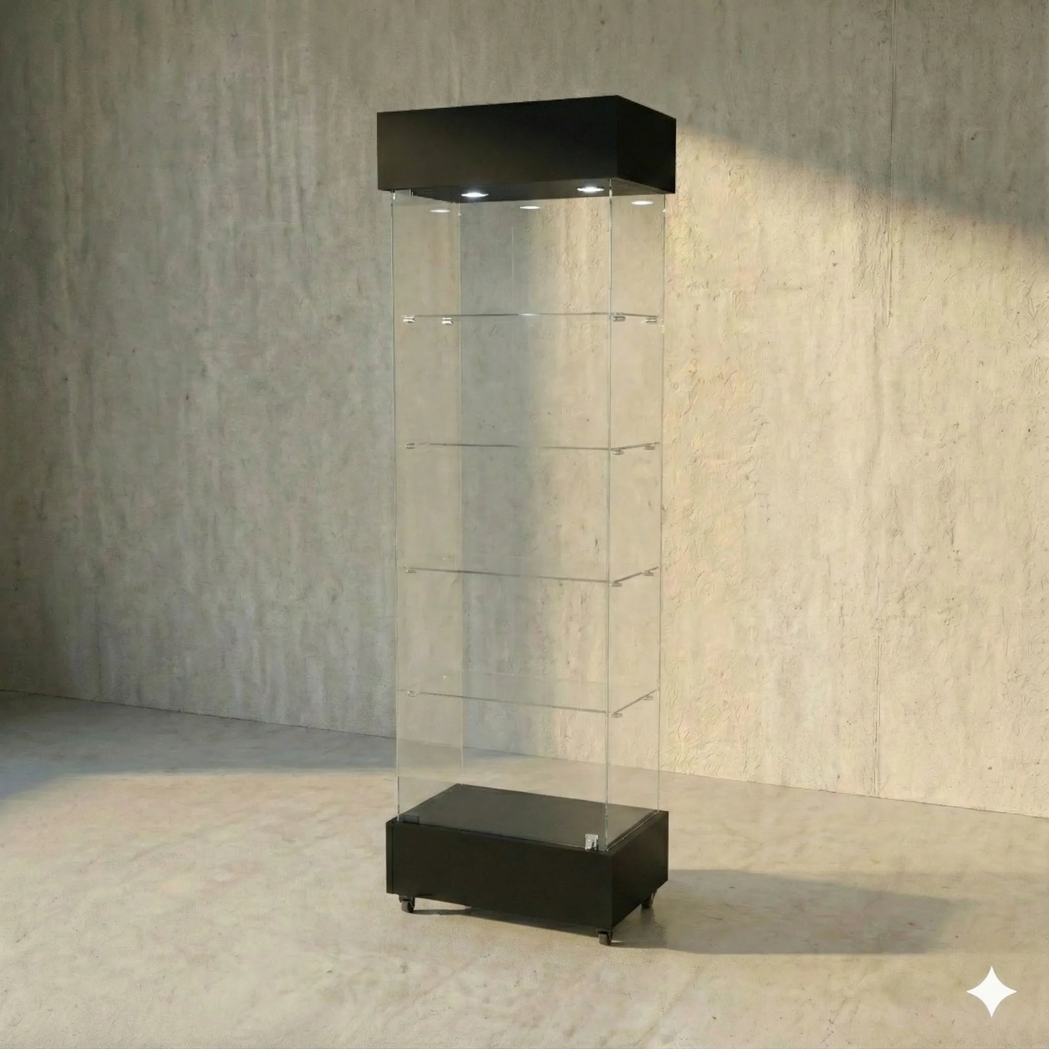 Vitrina Panorámica Para Exhibición 60x40x196cm