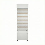 Vitrina 60x40 Ranurado CB Blanco