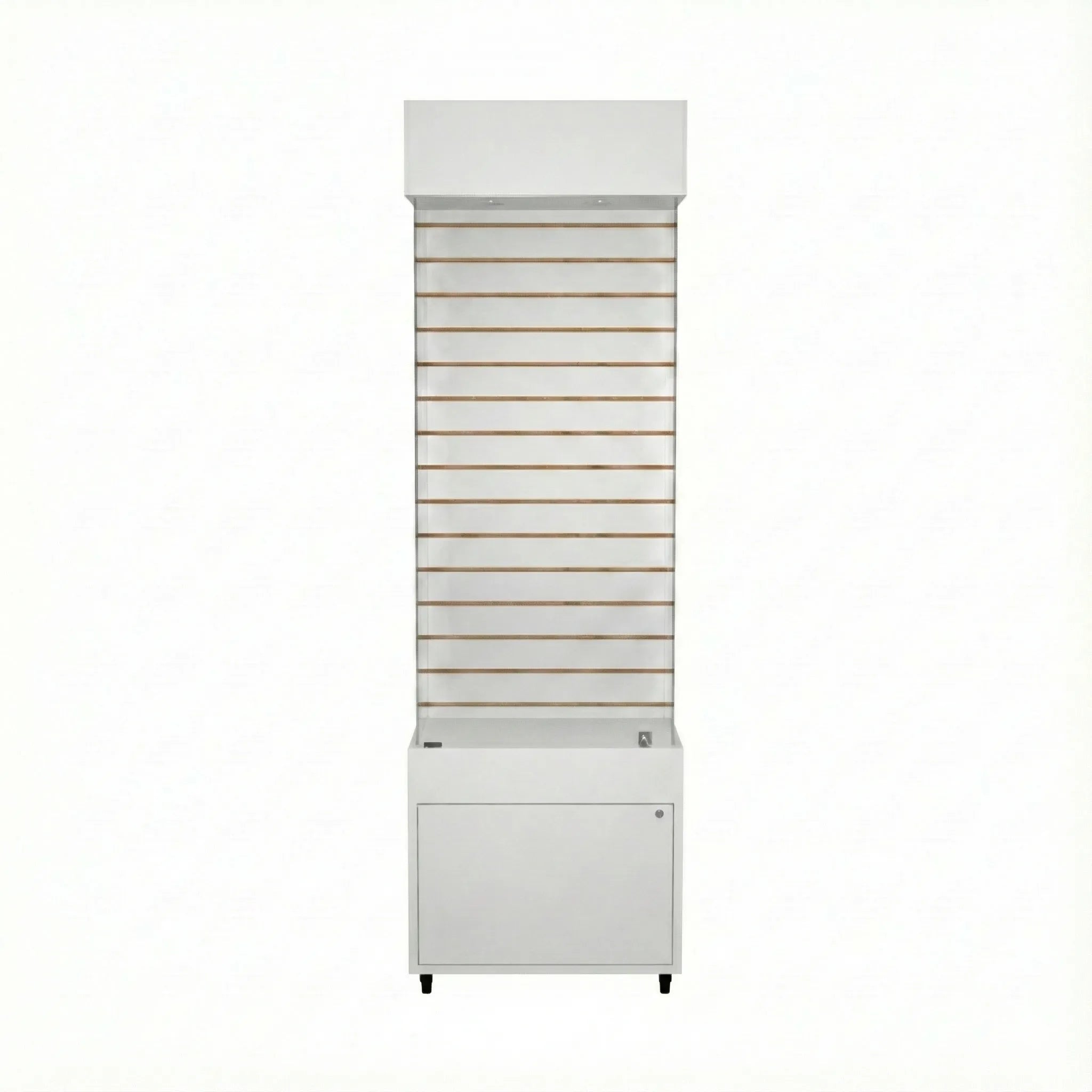 Vitrina 60x40 Ranurado CB Blanco
