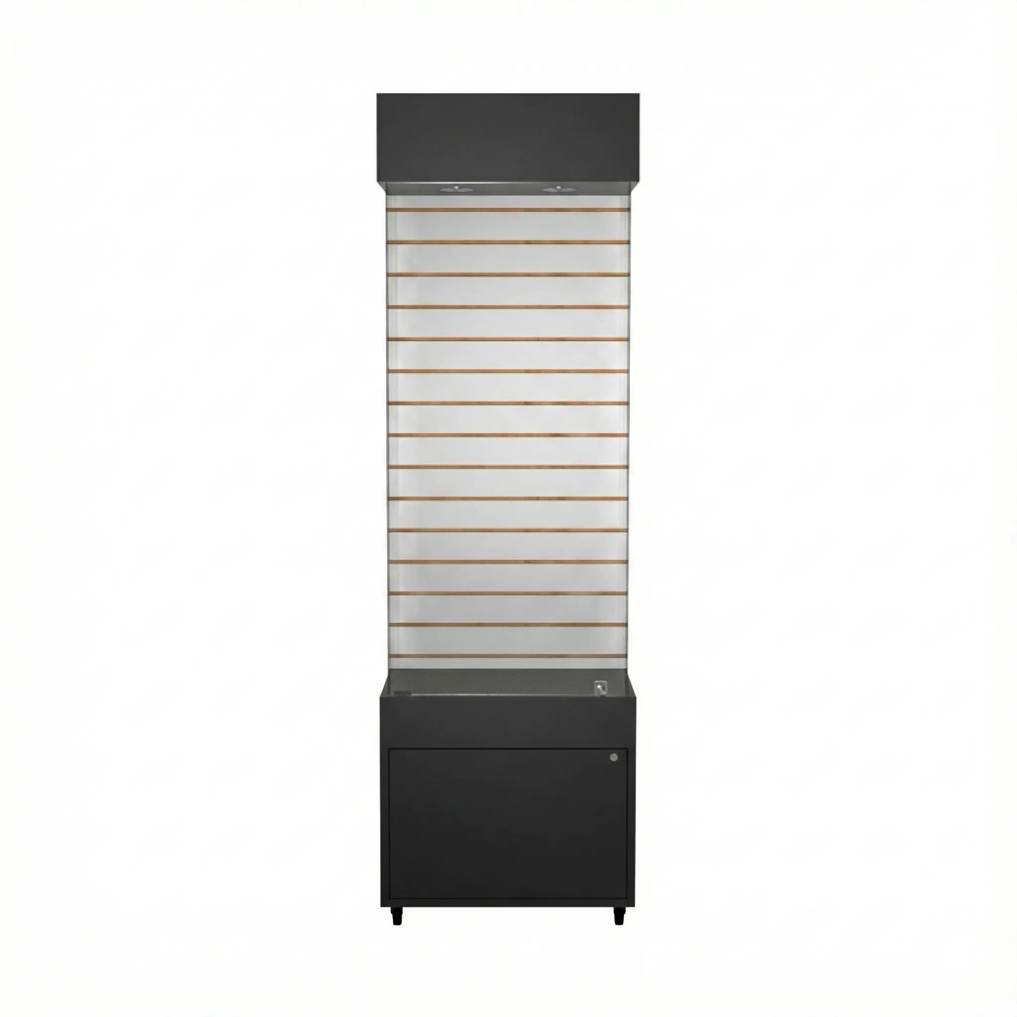 Vitrina 60x40 Ranurado CB Negro