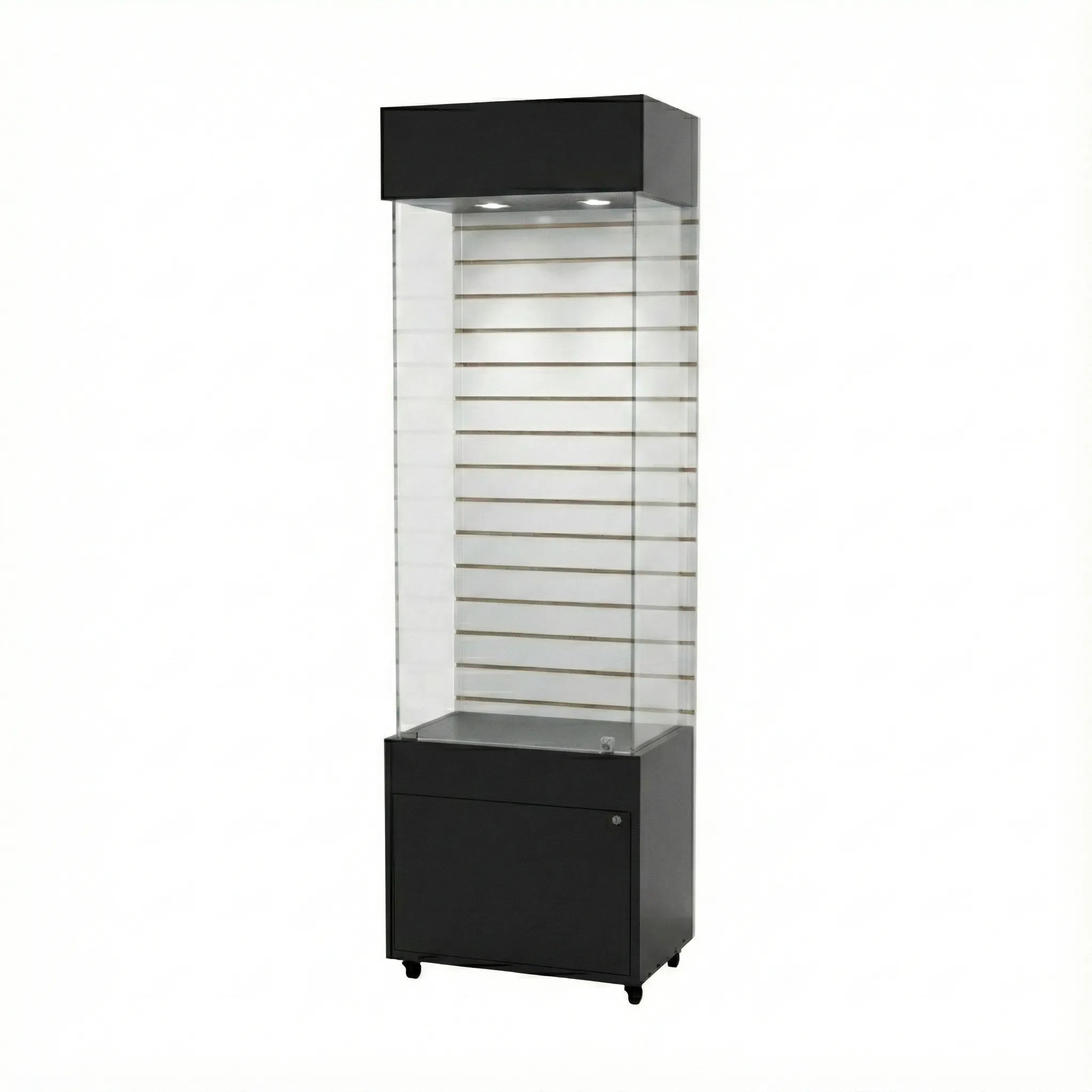 Vitrina 60x40 Ranurado CB Negro