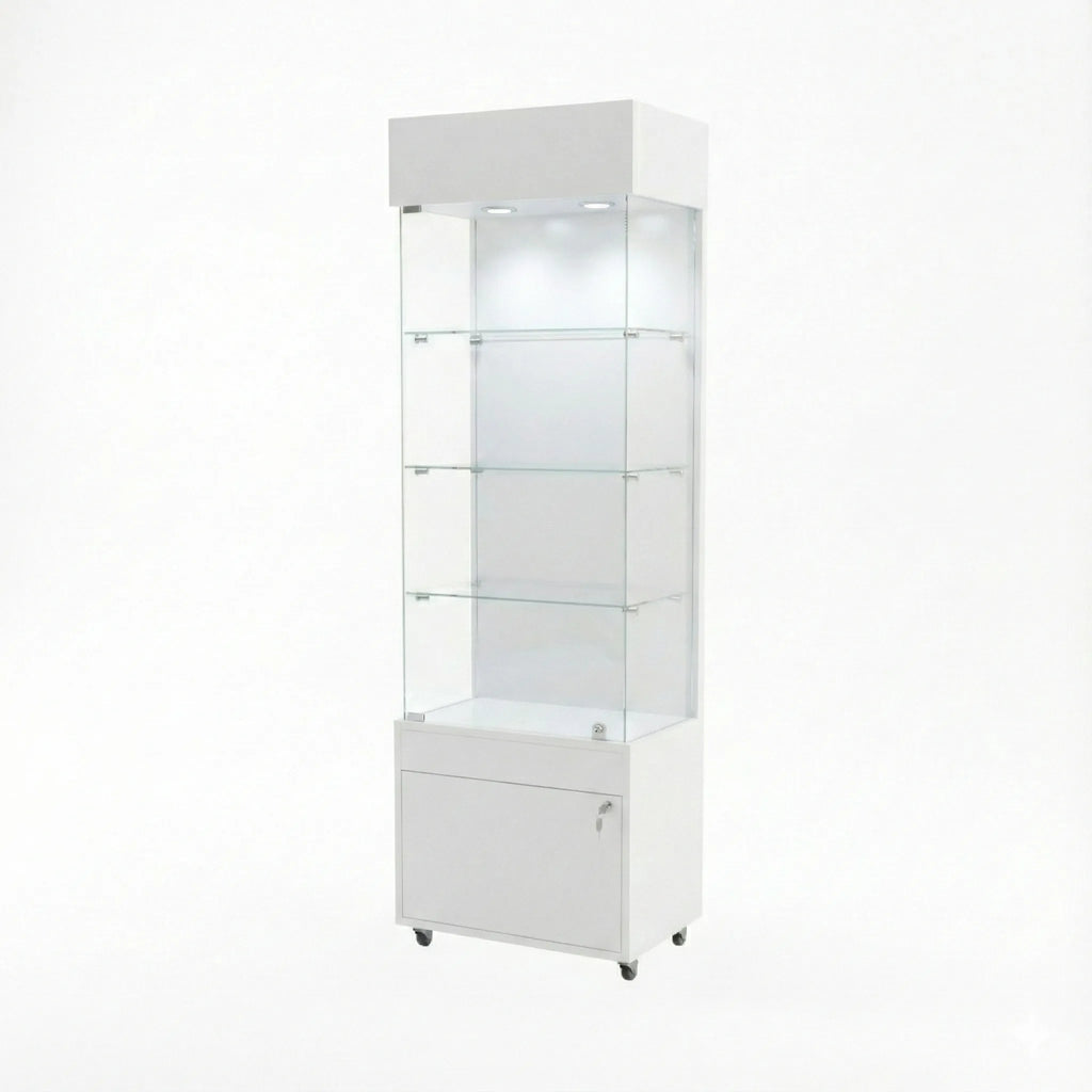 Vitrina 60x40 Liso CB Blanco
