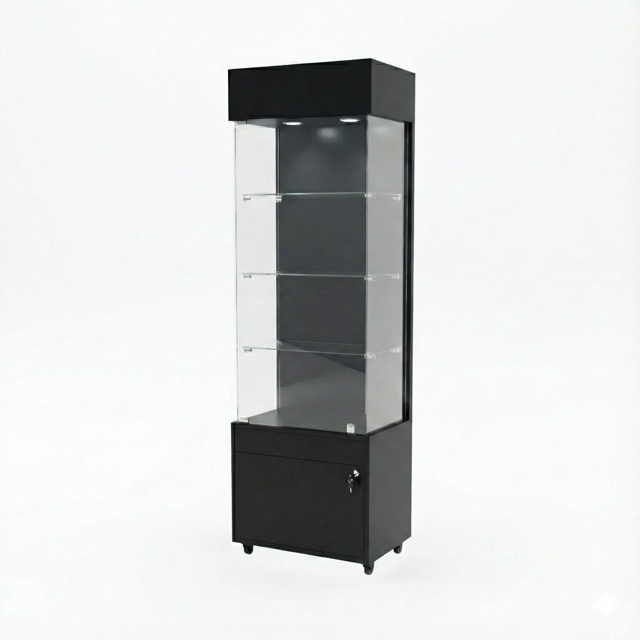 Vitrina 60x40 Liso CB Negro