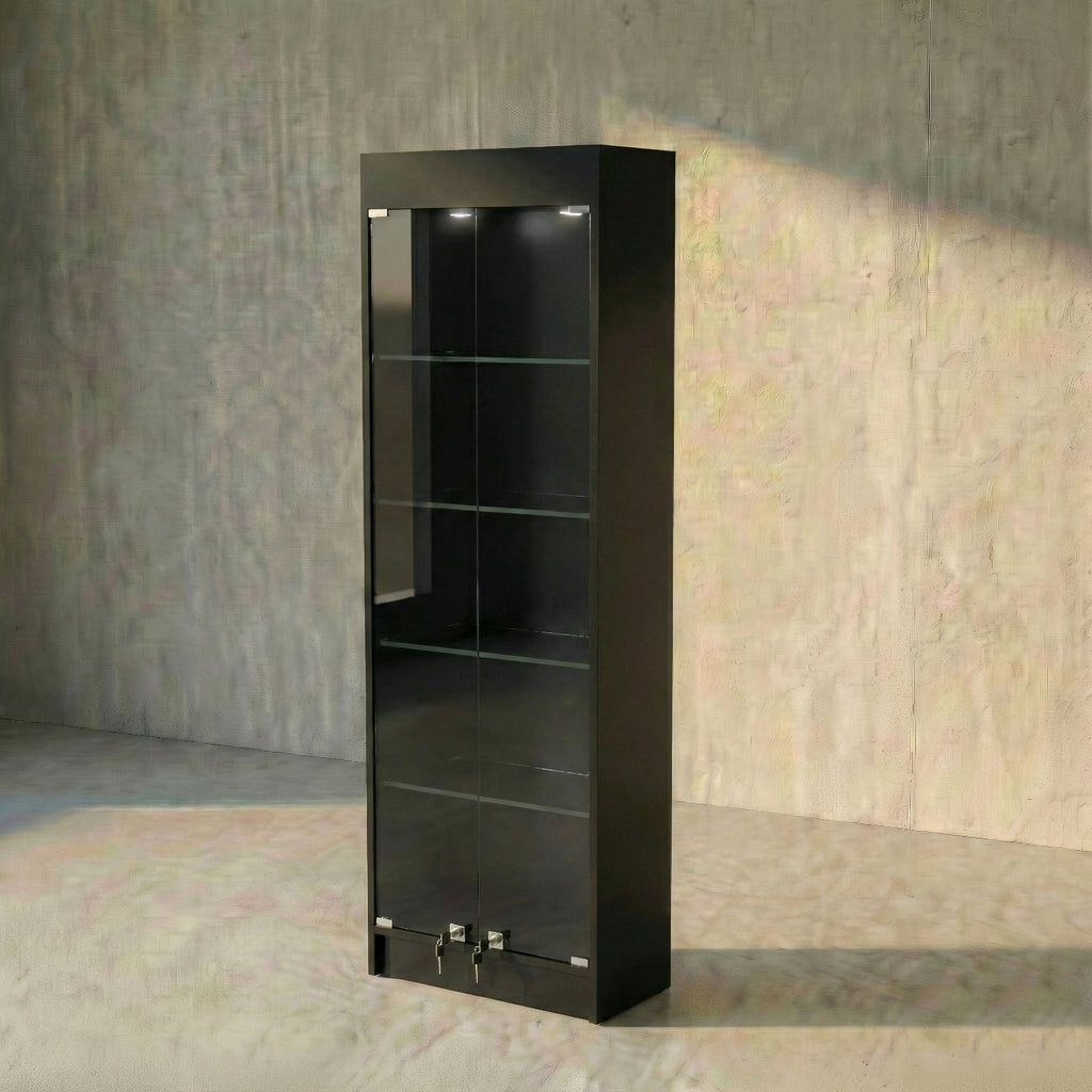 Vitrina Mural Melaminica Para Exhibición  60x33x180cm