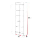 Vitrina Mural Melaminica Para Exhibición  60x33x180cm