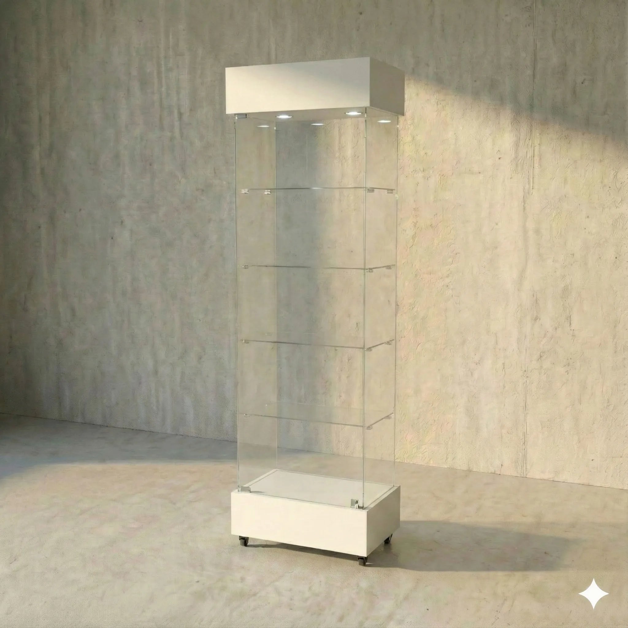 Vitrina Panorámica Para Exhibición 60x40x196cm