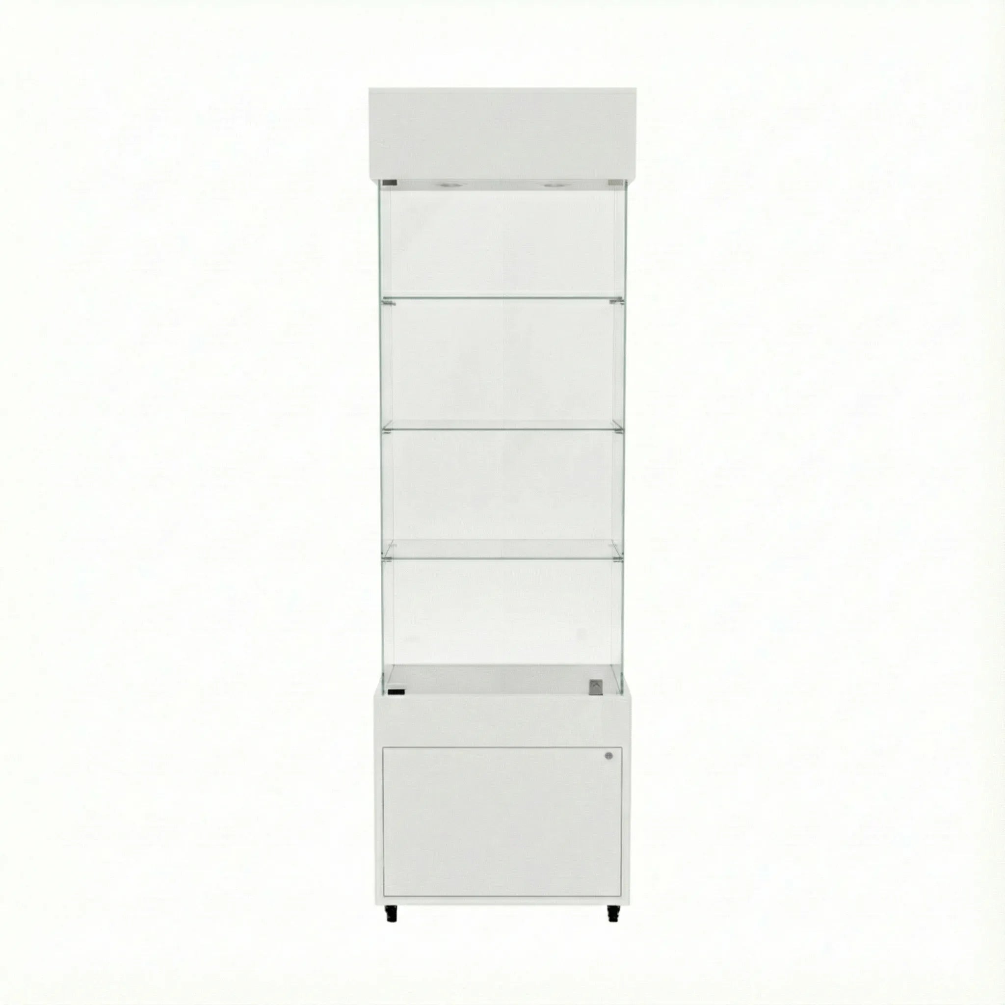 Vitrina Panorámica Para Exhibición Con Bodega 60x40x196cm