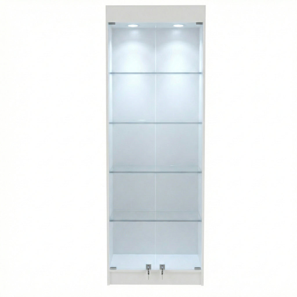 Vitrina Mural Melaminica Para Exhibición 70x40x200cm