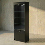 Vitrina Mural Melaminica Para Exhibición Con Bodega 70x40x200cm