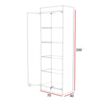 Vitrina Mural Melaminica Para Exhibición 70x40x200cm