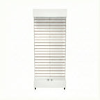 Vitrina 80x40 Ranurado SB Blanco