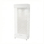 Vitrina 80x40 Ranurado SB Blanco